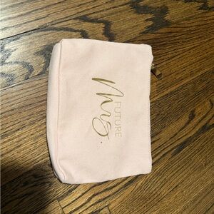Future Mrs. Pink Cosmetic Bag